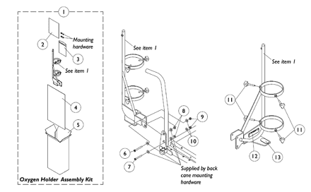 Oxygen Holder Assembly Kit