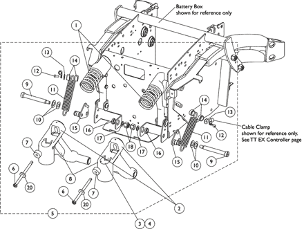 Swing Arm Assembly, Rear After 4/25/05 w/ TCD Assist Spring, GB Mot