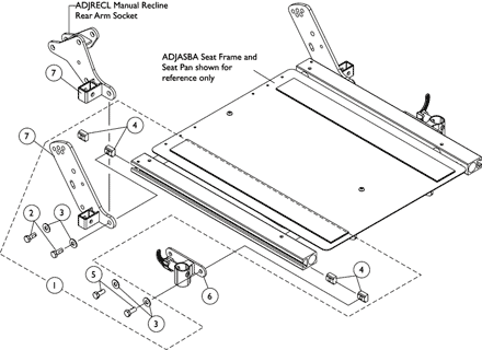 Front/Rear Arm Socket Assembly and Hardware