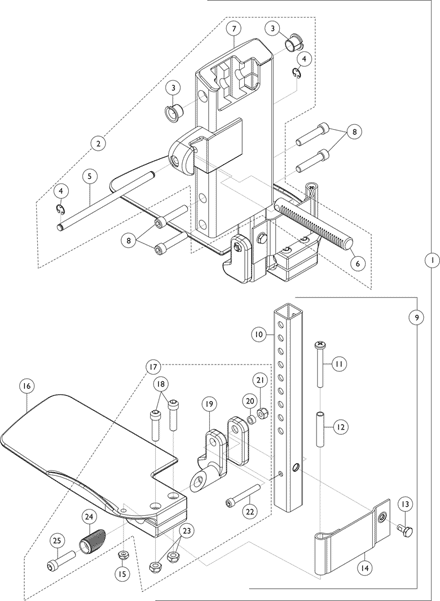 Front Rigging - Center Mount Riggings