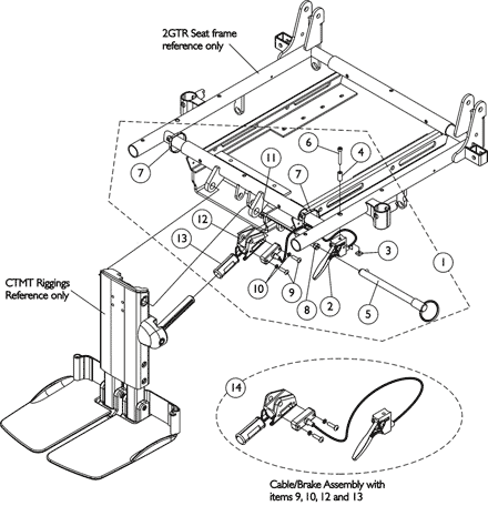 Center Mount Rigging Mounting Hardware