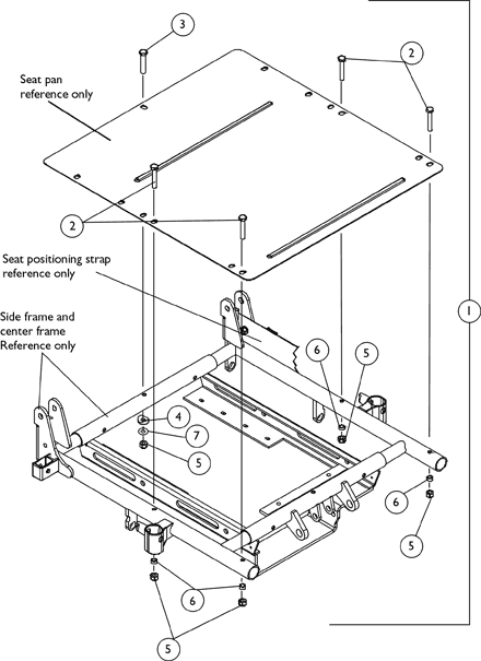 Seat Pan Mounting Hardware