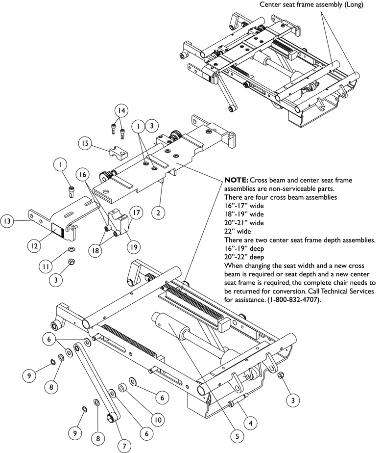 Frame, Center Seat Assembly - 2GTR