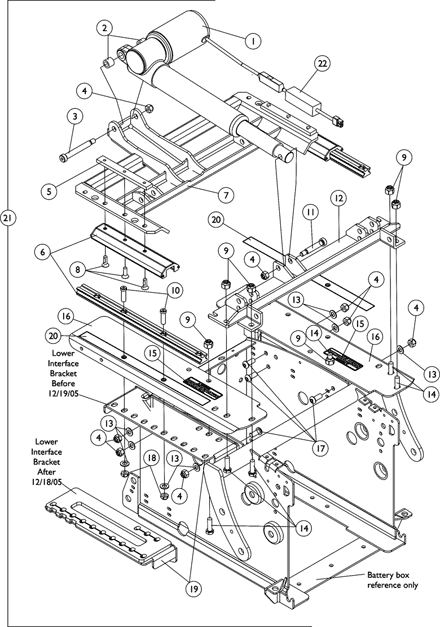 Interface Hardware For Tilt Only and Tilt/Recline