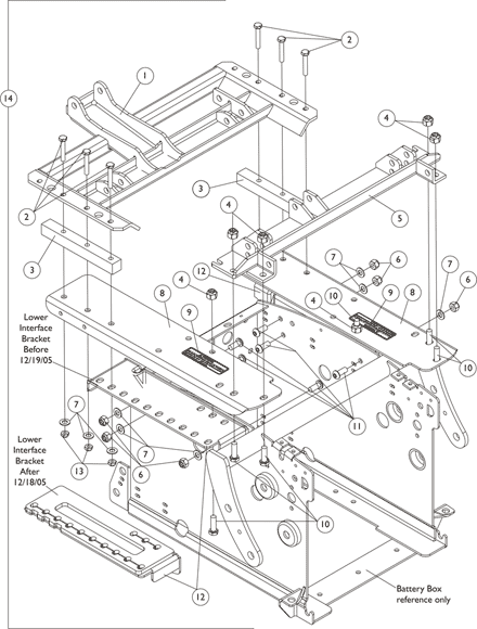 Interface Hardware For Recline Only