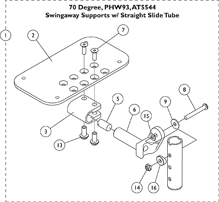 AT5543 Adjustable Angle Footplates