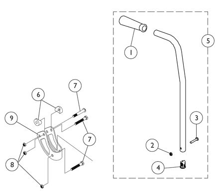 Back Canes and Attaching Hardware