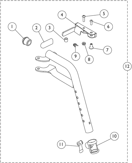 Footrest Support (T93H)