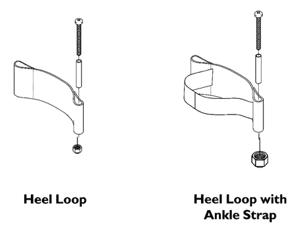 Heel Loops and Heel Loops w/ Ankle Straps
