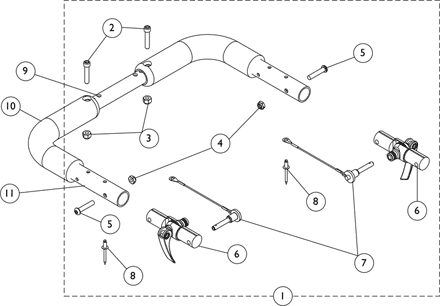 Adjustable Angle Stroller Handle