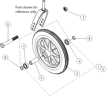 Front Casters and Hardware