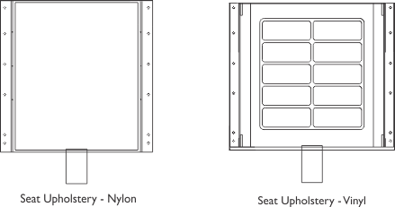 Seat Upholstery with Hardware