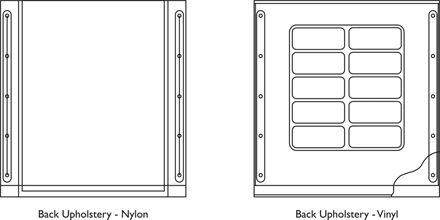 Back Upholstery and Hardware Kits