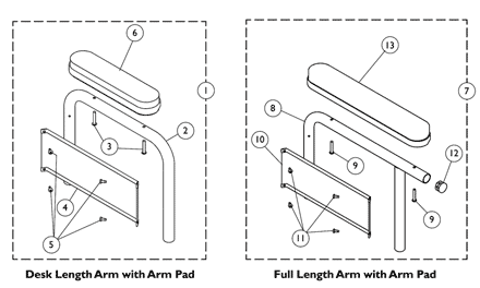 Arms-Fixed Height