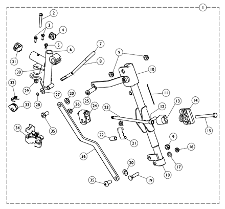 Articulating Legrest Support - ATL4A