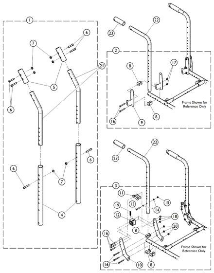 Adjustable Height Back Canes