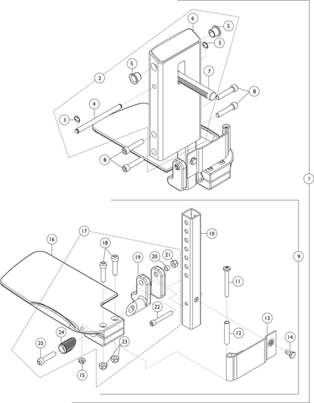 Front Rigging - Center Mount Rigging (CTMT/CTMT-L)