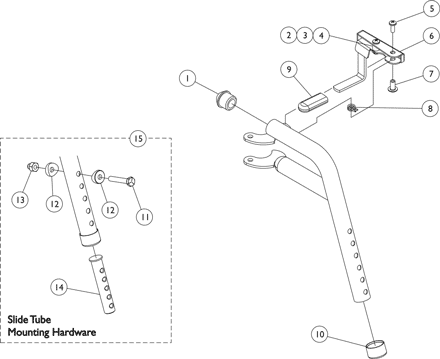 PHW93 (Hemi) Footrest Supports