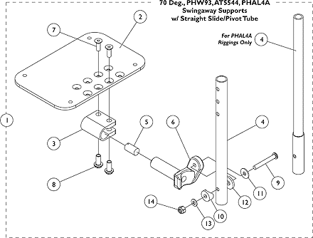 AT5543 Adjustable Angle Footplates