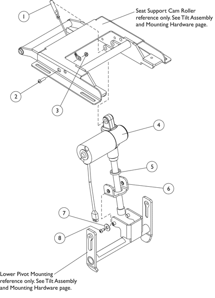 Tilt Actuator and Mounting Hardware
