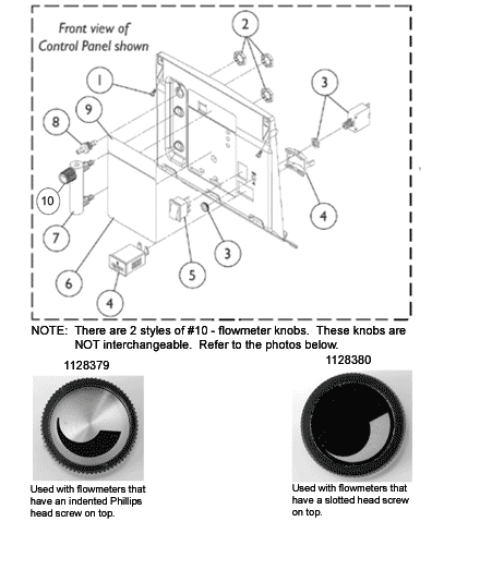 Control Panel - Front View