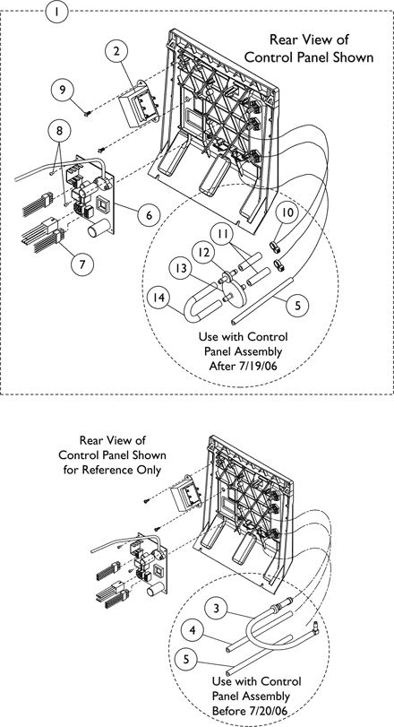 Control Panel - Rear View