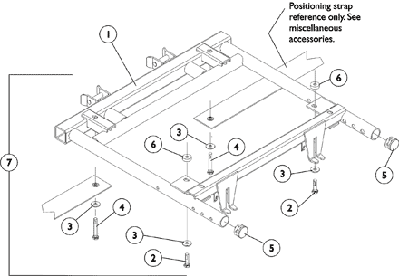 Van Seat Frame and Attaching Hardware