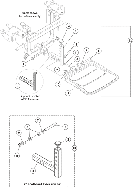Front Rigging - Footboard Assembly