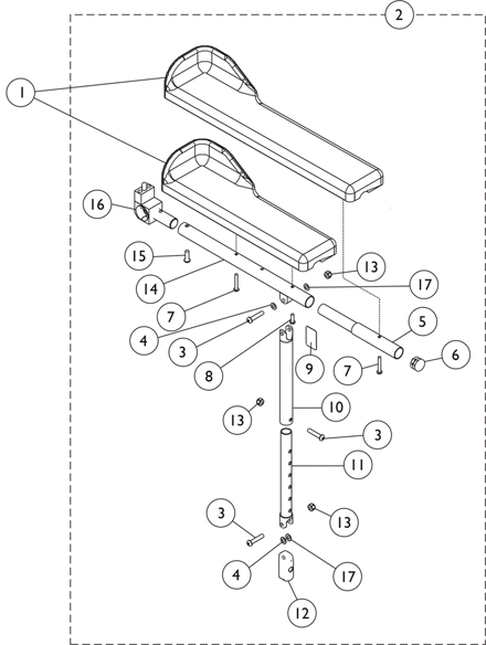 Arms, Recline and Tilt/Recline