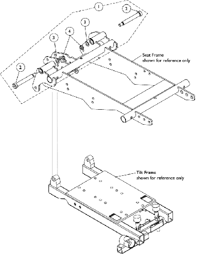 Seat frame Mounting Hardware