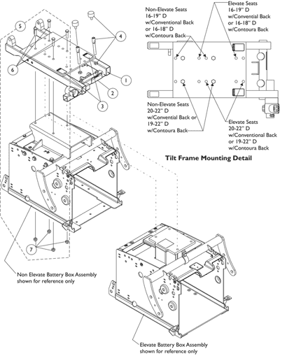 Tilt Frame and Mounting Hardware