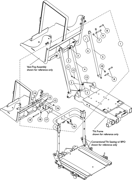 Vent Tray Mounting Hardware