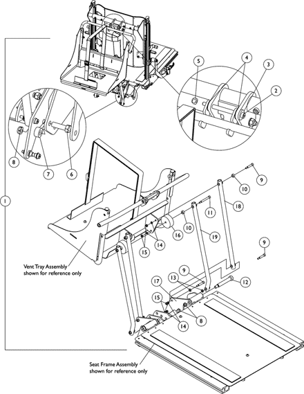 Accessories, Vent Tray Mounting Hardware