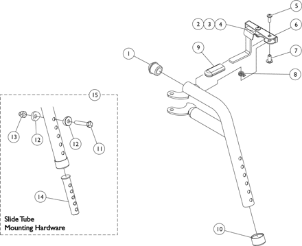 PHW93 (Hemi) Footrest Supports