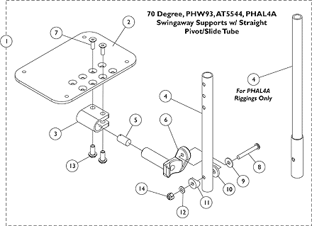 AT5543 Adjustable Angle Footplates