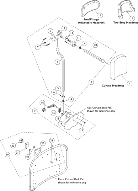 Headrest Support Assembly