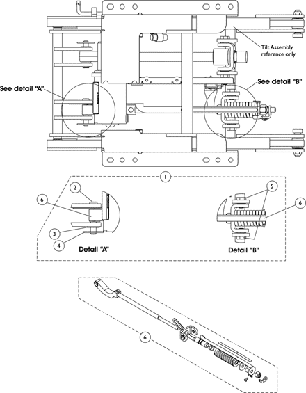 Assist Spring Assembly For User Weights Of 276 Lbs. - 375 Lbs.