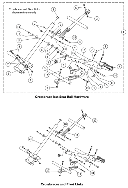 Crossbraces and Hardware
