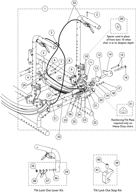 Tilt Hardware