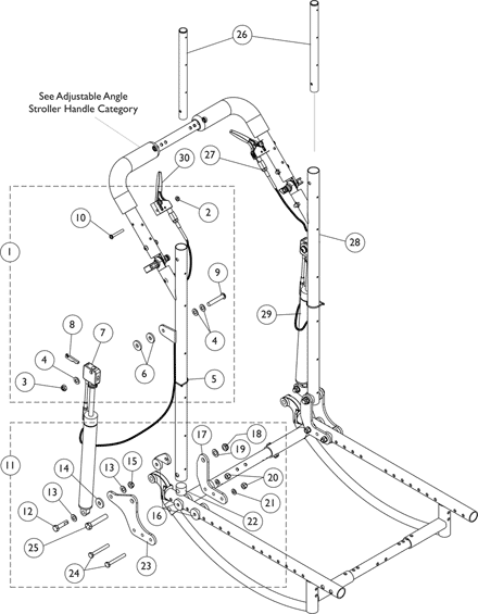 Reclining Back Hardware