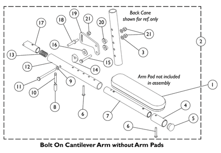 Arms - Cantilever Bolt On