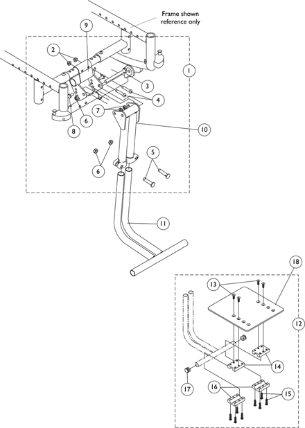 Contracture Platform Footrest