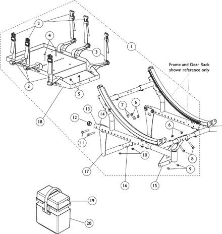 Ventilator Tray and Battery Box