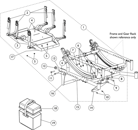 Ventilator Tray and Battery Box