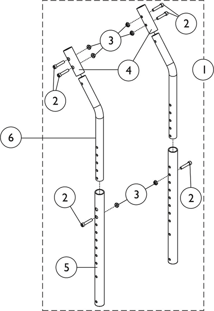 Adjustable Height Back Canes