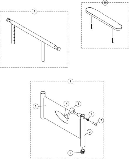 Adjustable Height Flip Back Arms