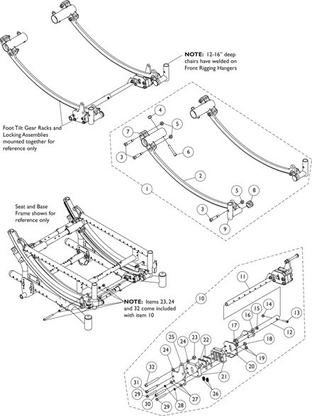 Gear Rack Assembly (12-22