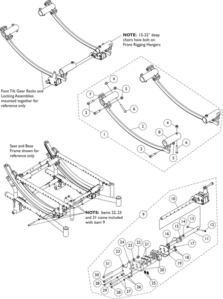 Gear Rack Assembly (12-22