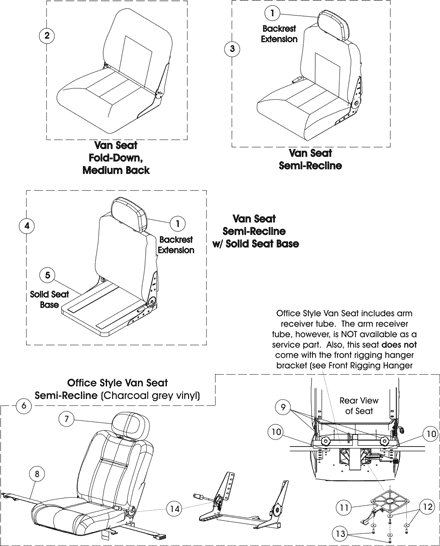 Van Seat Assembly