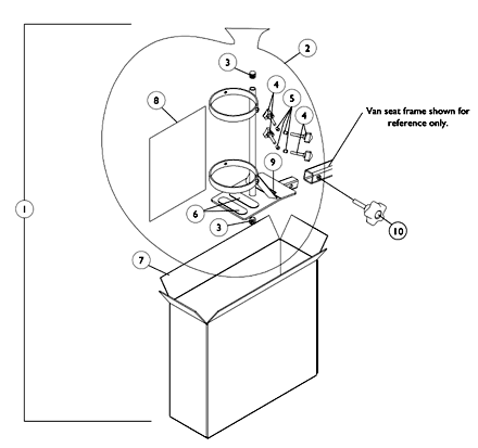 Accessories, Oxygen Holder Assembly